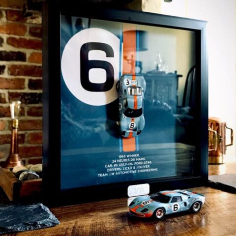 1969 Ford Gt 40 Le Mans Display Framed 1 600x600